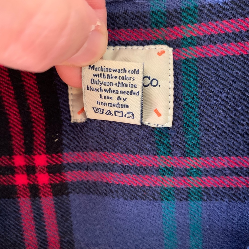 Fun Vintage Bass Cotton Flannel size small - Picture 5 of 5